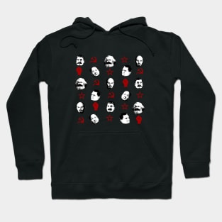 Communist Lider Pattern Hoodie